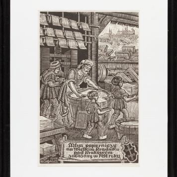 Młyn papierniczy na Wielkim Prądniku pod Krakowem założonym w 1491 roku