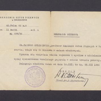 Delegacja służbowa