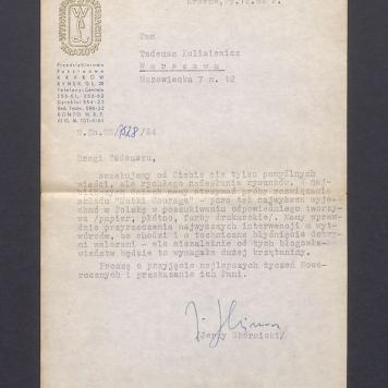 Drogi Tadeuszu, oczekujemy od Ciebie [...]