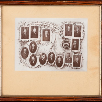 Tableau cechu mistrzów blacharzy w Kaliszu 