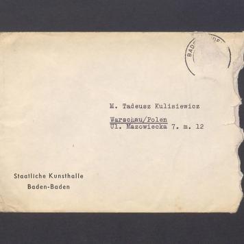 Koperta, nad. Staatliche Kunsthalle