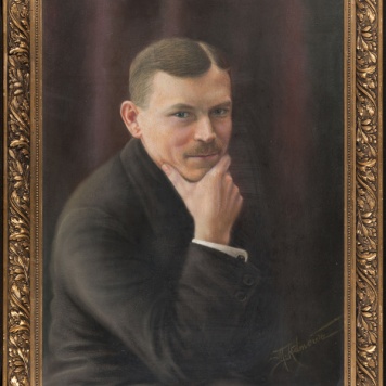 Portret prezydenta Kalisza Mieczysława Szarrasa 