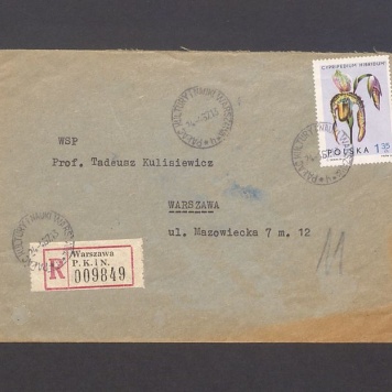 Koperta, adr. WSP Prof. Tadeusz Kulisiewicz