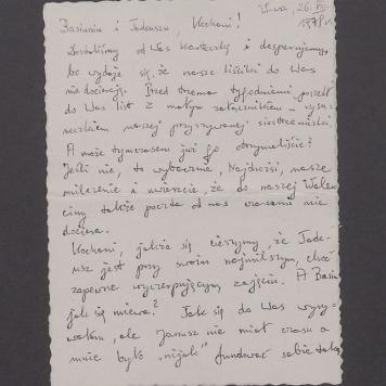 Basiuniu i Tadeuszu, Kochani! Dostaliśmy od Was karteczkę [...]