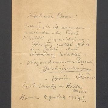 Kochana Basiu! Wiemy, że się ukrywasz [...]