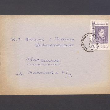 Koperta, nad. Krystyna Ratkowska