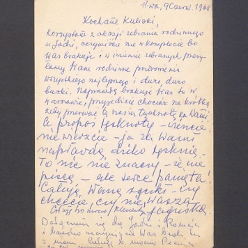 Kochane Kuliski, korzystam z okazji zebrania rodzinnego [...]
