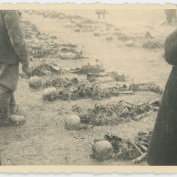 Ekshumacje zwłok pomordowanych pod Kaliszem w czasie II Wojny Światowej