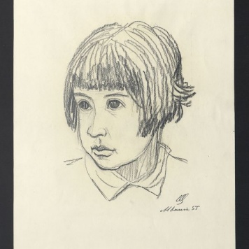 Szkic główki dziewczynki - Albania