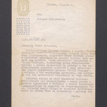 Szanowny Panie Tadeuszu, Międzynarodowa Wystawa Książek w Lipsku [...]