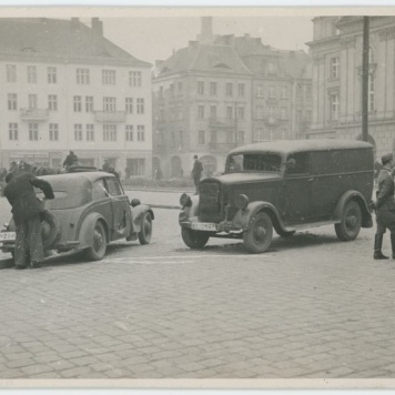 Wypadek drogowy na Głównym Rynku w Kaliszu