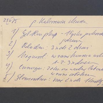 Zalecenia, jak przyjmować lekarstwa dla Marii Kulisiewicz