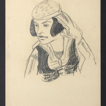 Kobieta w stroju ludowym - Albania