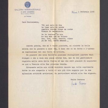 Caro Culisiewicz, Questa poesia, che mi e tanto piacuta [...]