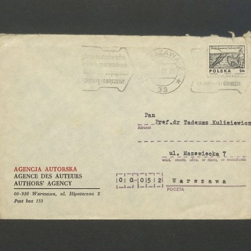 Koperta, nad. Agencja Autorska