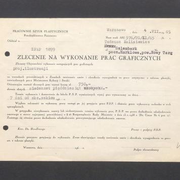 Zlecenie na wykonanie prac graficznych