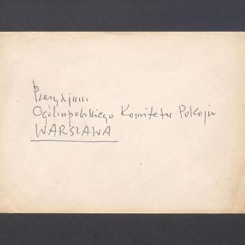 Koperta, Prezydium Ogólnopolskiego Komitetu Pokoju