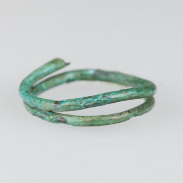 skręt spiralny wykonany z drutu 