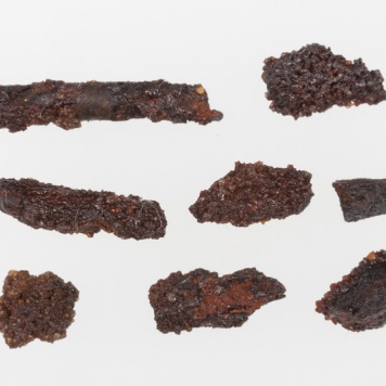 fragment drutu żelaznego 