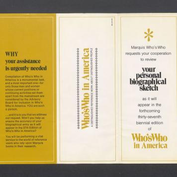 Who's who in America