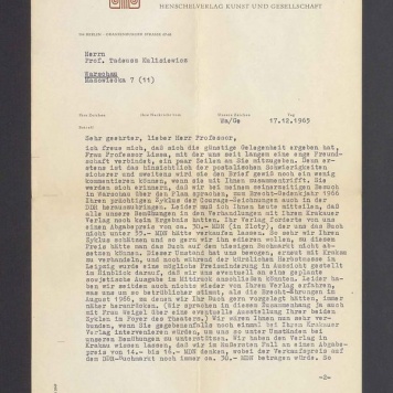 Sehr geehrter, lieber Herr Professor, ich freue mich, dass sicch die gunstige Gelegenheit ergeben hat [...]