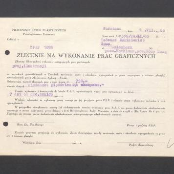 Zlecenie na wykonanie prac graficznych
