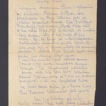 Szanowny Panie! Uprzejmie przepraszam Pana o wybaczenie mej śmiałości [...]