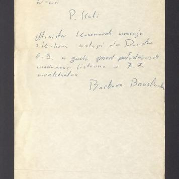 P. Kuli. Minister Kaczmarek wracając z K-kowa wstąpi do Państwa [...]