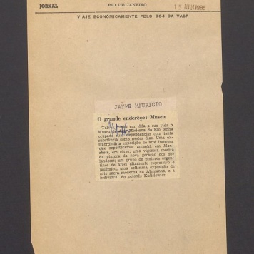 O grande endereco: Museu