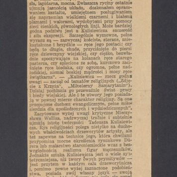 Wystawa Tadeusza Kulisiewicza w salonie Garlińskiego