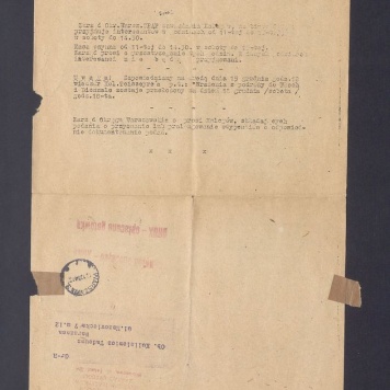 Związek Polskich Artystów Plastyków: podatek dla okr. W-wa, zawiadomienie o kiermaszu grafiki