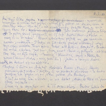 Mój Drogi Olku, Ogromnie się ucieszyłem, że miałeś tak piękną i niezwykłą podróż na Haiti [...]