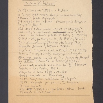 Biogram T. Kulisiewicza