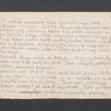 Notatka - wspomnienie z podróży do Meksyku i Brazylii, cz. 2
