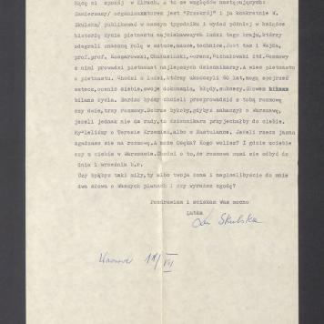 Mój Drogi! Mącę Ci spokój w Kirach [...]