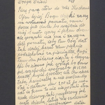 Drogie dzieci, piszę parę słów do Was [...]