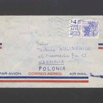 Koperta, adr. WPan Tadeusz Kulisiewicz