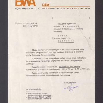 Biuru Wystaw Artystycznych przypadł miły obowiązek przygotować dla Was wystawę [...]