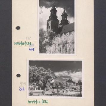 Widok na wieże katedry.