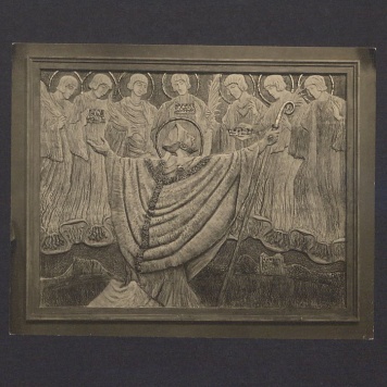 Płaskorzeźba Ojca Efrema. Św. Wojciech w Królestwie Bożym.