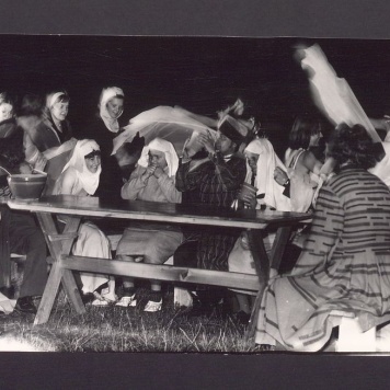 Jarmark Bartłomiejski. Uczestnicy w strojach historycznych.