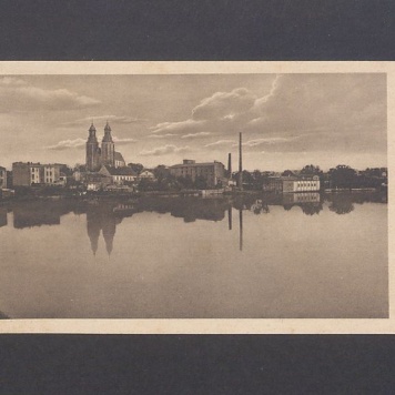 Gniezno. Widok ogólny z katedrą.