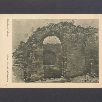 Lednica. Ruiny zamku piastowskiego.