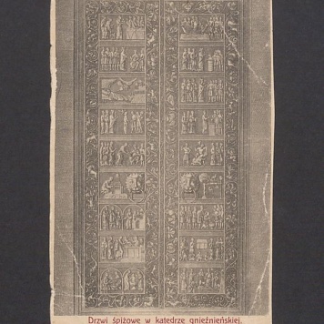 Drzwi spiżowe w katedrze.