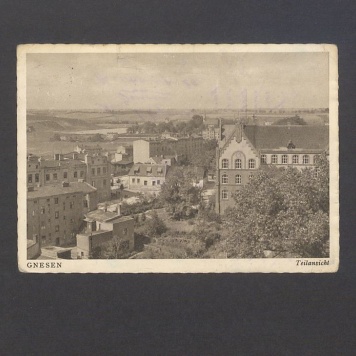 Gniezno. Widok z lotu ptaka.