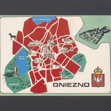 Plan miasta Gniezna.
