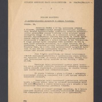 Biuletnyn specjalny Kraje socjalistyczne