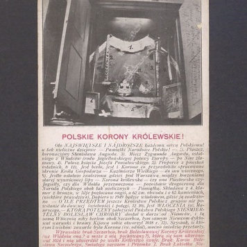 Polskie korony królewskie.
