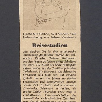 Recenzja, Reisestudien