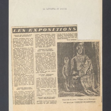 Recenzja. Les expositions. Palais des Beaux-Arts Tadeusz Kulisiewicz